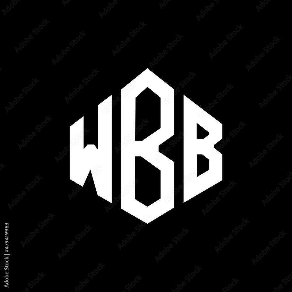 WBB letter logo design with polygon shape. WBB polygon and cube shape logo design. WBB hexagon vector logo template white and black colors. WBB monogram, business and real estate logo. WBB letter logo design with polygon shape. WBB polygon and cube shape logo design. WBB hexagon vector logo template white and black colors. WBB monogram, business and real estate logo.