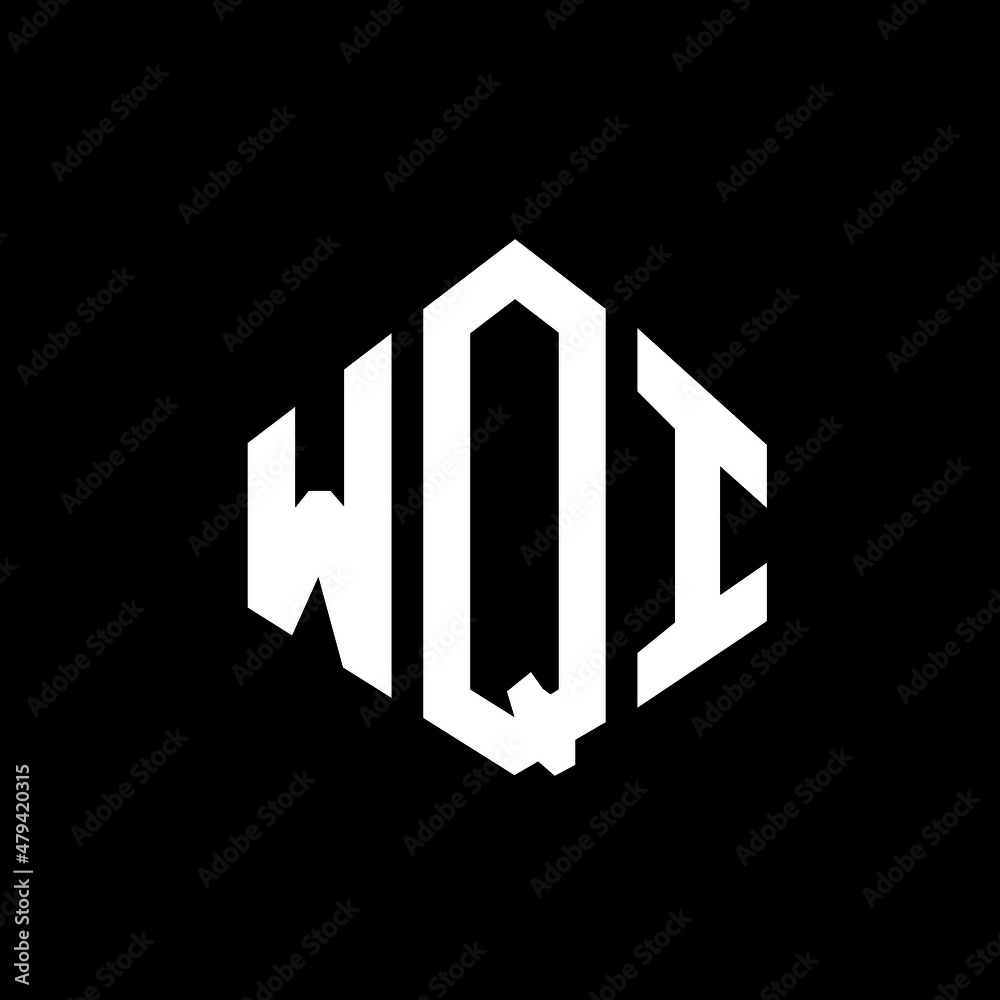 WQI letter logo design with polygon shape. WQI polygon and cube shape logo design. WQI hexagon vector logo template white and black colors. WQI monogram, business and real estate logo. WQI letter logo design with polygon shape. WQI polygon and cube shape logo design. WQI hexagon vector logo template white and black colors. WQI monogram, business and real estate logo.
