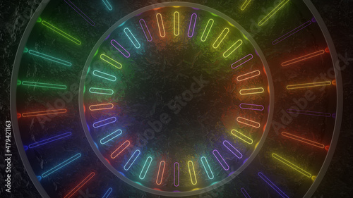 rainbow wall