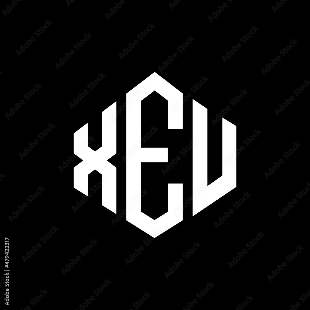 XEU letter logo design with polygon shape. XEU polygon and cube shape logo design. XEU hexagon vector logo template white and black colors. XEU monogram, business and real estate logo. XEU letter logo design with polygon shape. XEU polygon and cube shape logo design. XEU hexagon vector logo template white and black colors. XEU monogram, business and real estate logo.