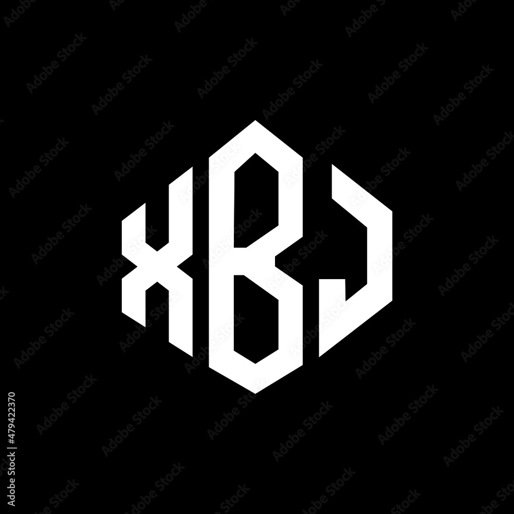XBJ letter logo design with polygon shape. XBJ polygon and cube shape logo design. XBJ hexagon vector logo template white and black colors. XBJ monogram, business and real estate logo. XBJ letter logo design with polygon shape. XBJ polygon and cube shape logo design. XBJ hexagon vector logo template white and black colors. XBJ monogram, business and real estate logo.