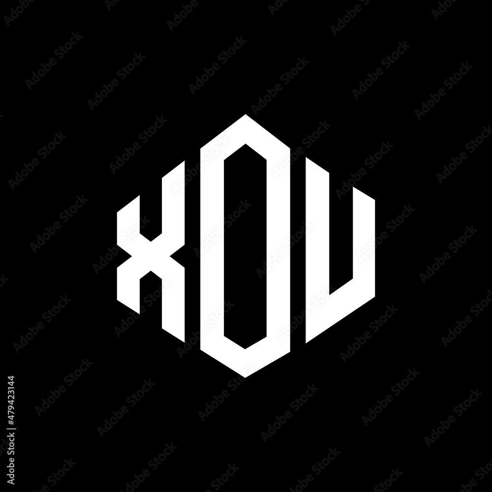 XOU letter logo design with polygon shape. XOU polygon and cube shape logo design. XOU hexagon vector logo template white and black colors. XOU monogram, business and real estate logo. XOU letter logo design with polygon shape. XOU polygon and cube shape logo design. XOU hexagon vector logo template white and black colors. XOU monogram, business and real estate logo.