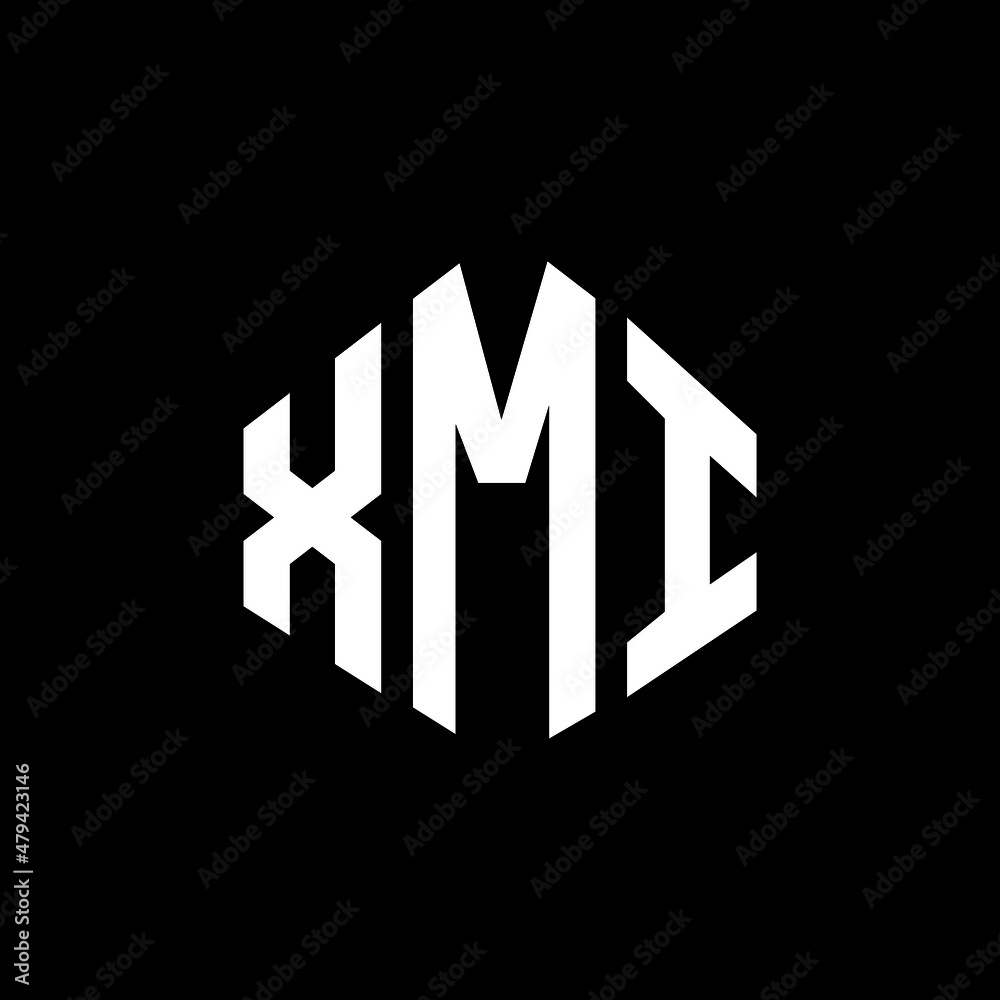 XMI letter logo design with polygon shape. XMI polygon and cube shape logo design. XMI hexagon vector logo template white and black colors. XMI monogram, business and real estate logo. XMI letter logo design with polygon shape. XMI polygon and cube shape logo design. XMI hexagon vector logo template white and black colors. XMI monogram, business and real estate logo.