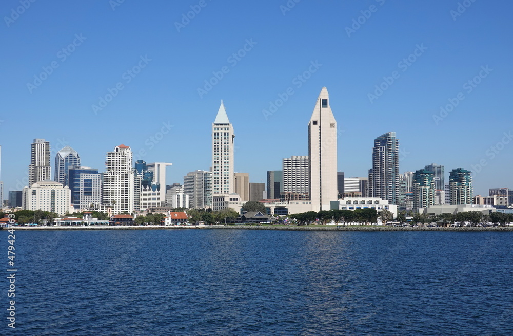 View of Downtown San Diego at the Embarcadero