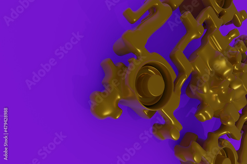 3d Abstract Design #479428988