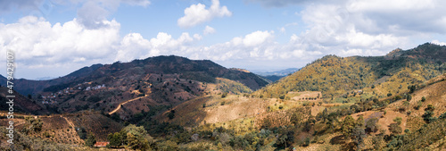 mountain landscape in myanmar