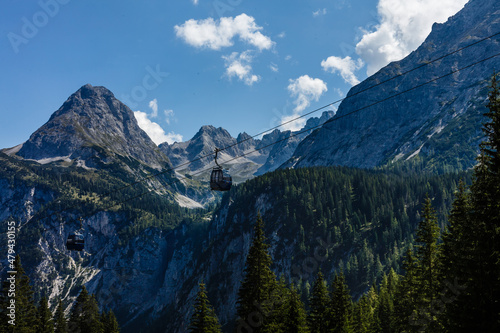 view of the Alps mountain austria. © Angelov