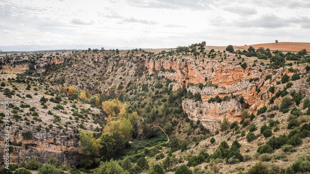 The landscape of Aragon, Spain