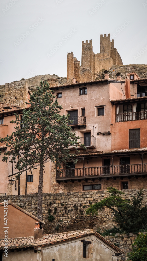 Albarracín is a small town in the hills of east-central Spain, above a curve of the Guadalaviar River.