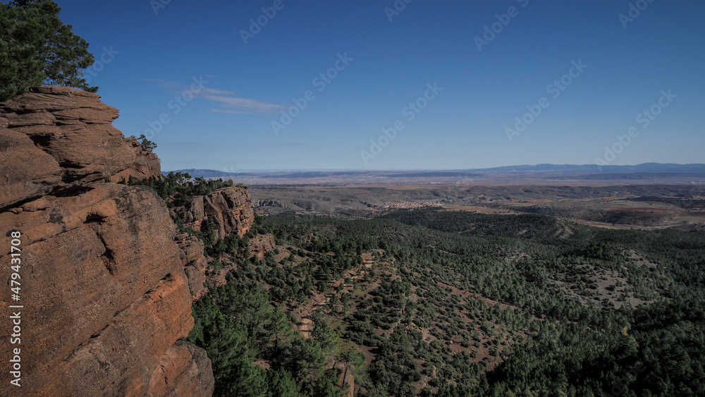 Albarracín is a small town in the hills of east-central Spain, above a curve of the Guadalaviar River. Albarracín is a small town in the hills of east-central Spain, above a curve of the Guadalaviar River.