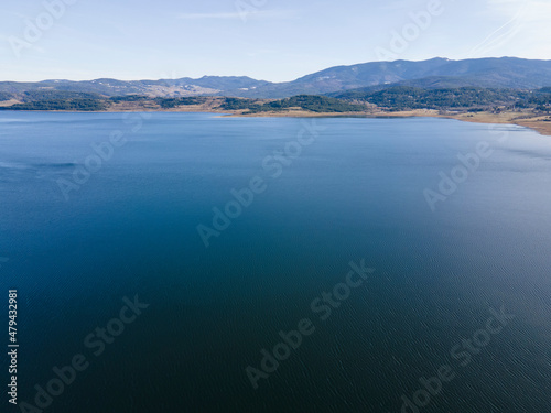 Amazing Aerial view of Batak Reservoir, Bulgaria © Stoyan Haytov