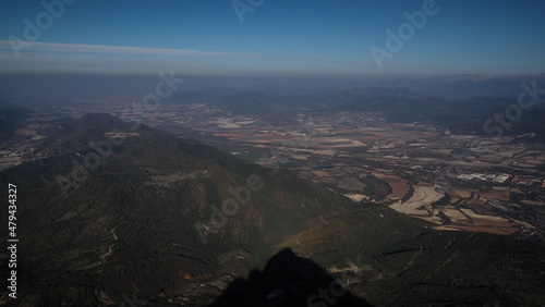 Peña Oroel stands guard over one of the main towns of the Huesca province, Jaca in the Aragonese Pre Pyrenees.