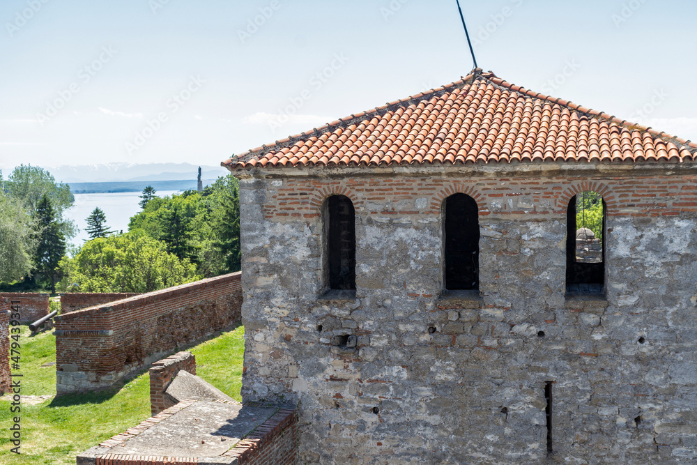Fototapeta premium Baba Vida Fortress at the coast of Danube river in town of Vidin, Bulgaria
