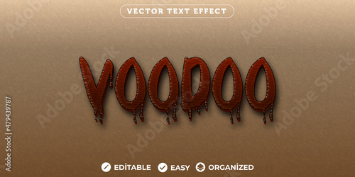 Voodoo Text Effect,Fully Editable Font Text Effect