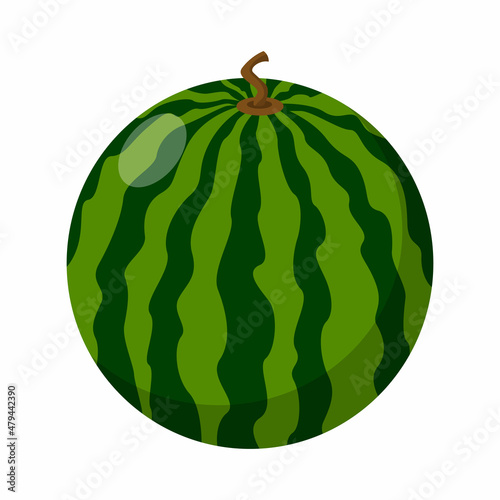 watermelon isolated on white background