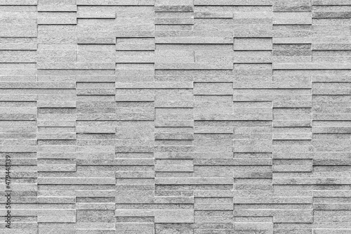 Modern white brick wall texture for seamless background
