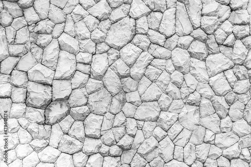 white natural stone wall pattern and background texture
