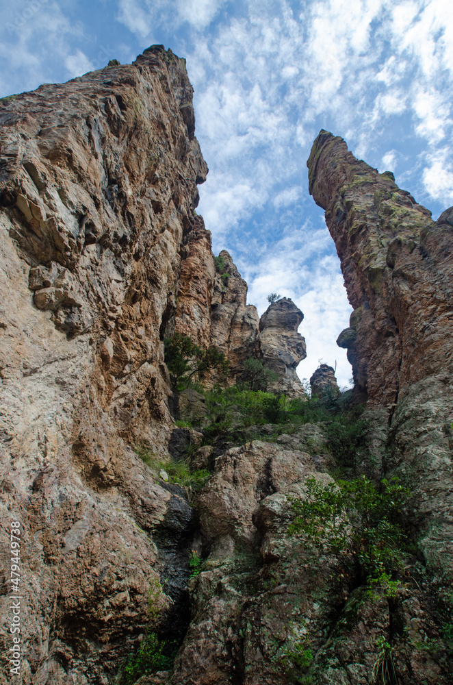 Sycamore canyon hoodoos in the Pajarita Wilderness