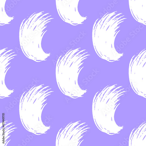 brush strokes Very Peri elements seamless pattern. strokes vector illustration. printing on fabric, wallpaper