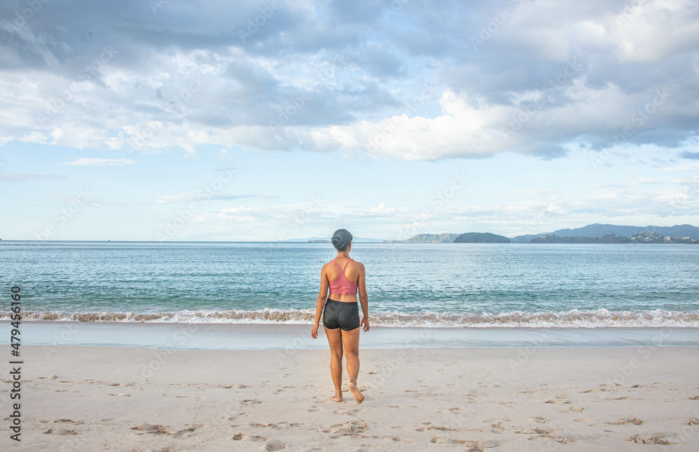 Beautiful Playa Conchal, a beach made of seashells, Guanacaste, Costa Rica Beautiful Playa Conchal, a beach made of seashells, Guanacaste, Costa Rica