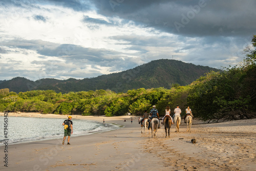 Horse riding on Playa Conchal, Guanacaste, Costa Rica