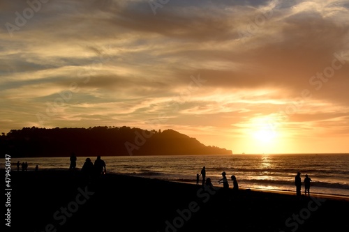 sunset on the beach © LF Photography