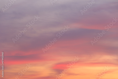 Fototapeta Naklejka Na Ścianę i Meble -  Sky and clouds after sunset,twilight sky background.