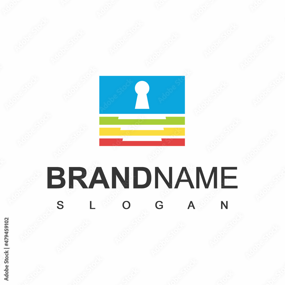Secure Data, Hosting And Server Logo Template Secure Data, Hosting And Server Logo Template
