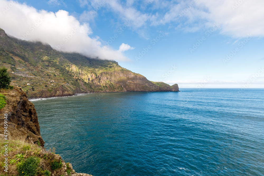 Madeira view from the crane viewpoint on the Guindaste mirador Madeira view from the crane viewpoint on the Guindaste mirador