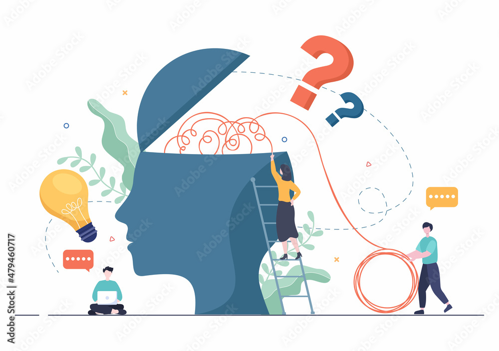 Problem and Solution in Business Solving to Look Ideas with the Concept of Teamwork Can use for Web Banner or Background Flat Illustration Problem and Solution in Business Solving to Look Ideas with the Concept of Teamwork Can use for Web Banner or Background Flat Illustration