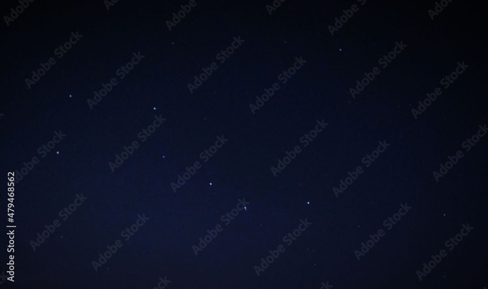 Ursa Major constellation on night sky