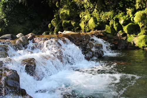 Some little falls in Lembah Tepus, West Java, Indonesia photo
