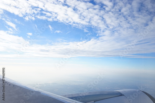 Cloudy Sky from Airplane - 日本 東京 飛行機からの景色 © Eric Akashi