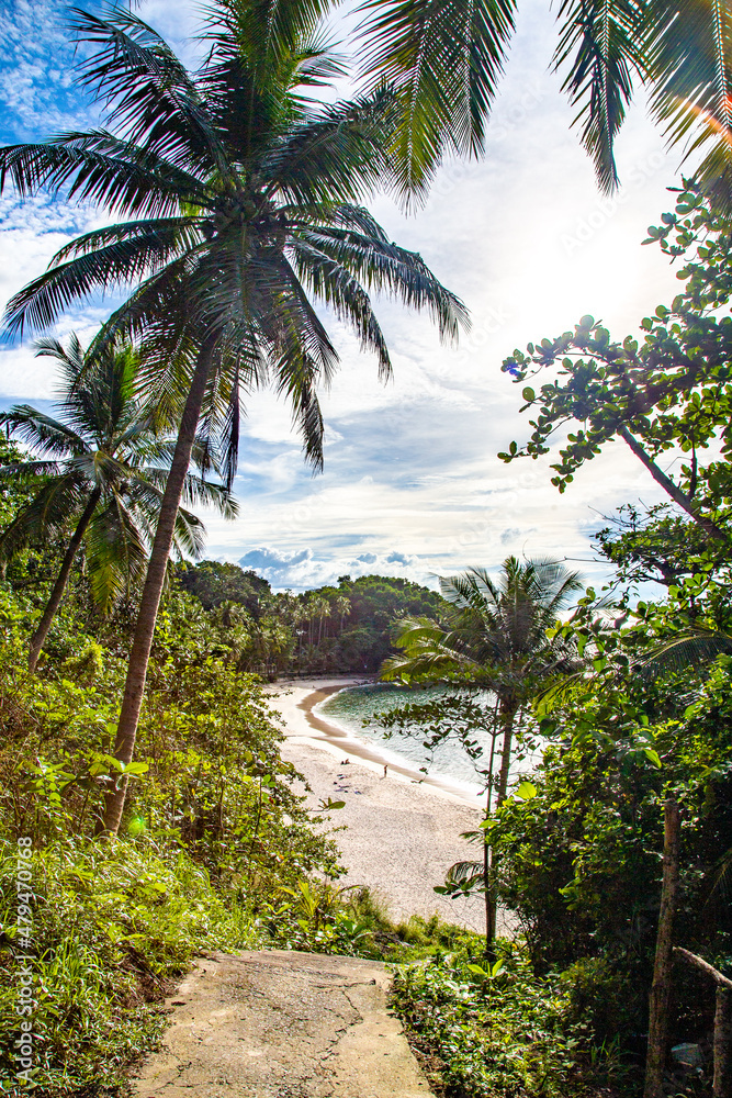 Freedom beach secret beach in Phuket Thailand