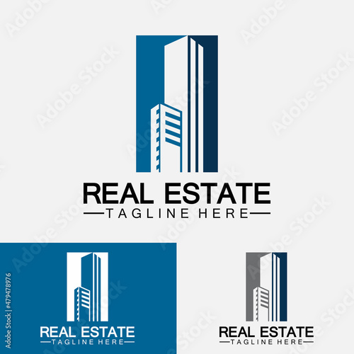 Wallpaper Mural Real Estate Business Logo Template, Building, Property Development, and Construction Logo Vector Torontodigital.ca