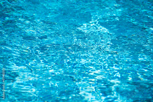 Wallpaper Mural Background of blue water in swimming pool with sun reflection, ripple water wave in pool. Clear water background. Torontodigital.ca
