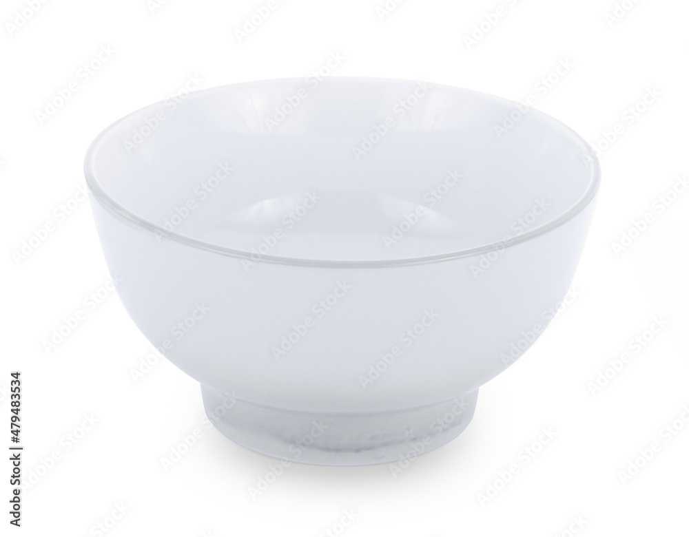 empty bowl isolated on white background empty bowl isolated on white background