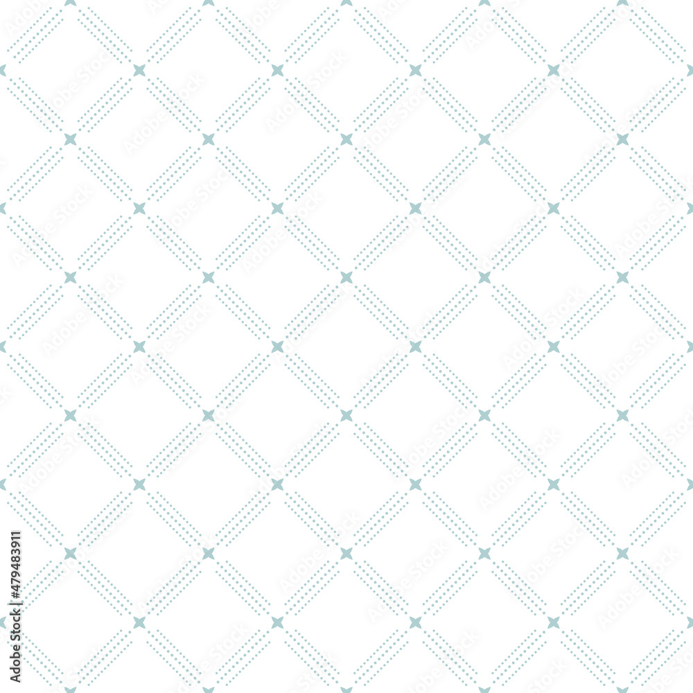 Naklejka premium Geometric light blue dotted pattern. Seamless abstract modern texture for wallpapers and backgrounds