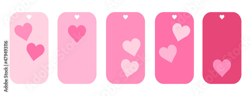 Valentine's day gift tags templates