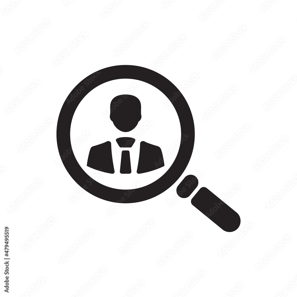 Human resource management icon ( vector illustration ) Human resource management icon ( vector illustration )