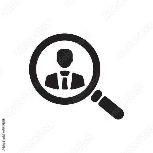 Human resource management icon ( vector illustration )