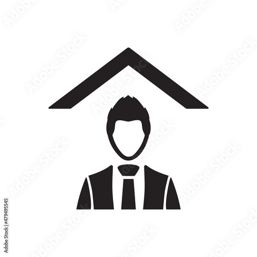 Businessman icon ( vector illustration )