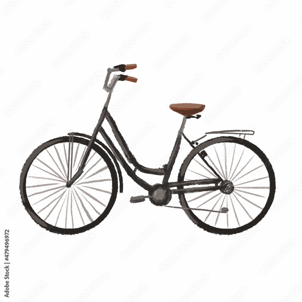 Car with trunk for delivery, digital illustration Car with trunk for delivery, digital illustration