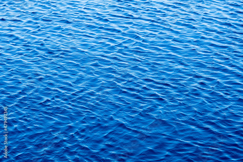 surface of water, blue wave background