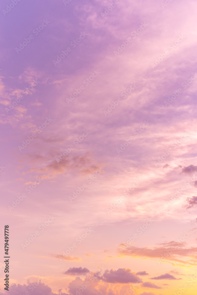 Abstract and pattern of cloud sky trend colors background,