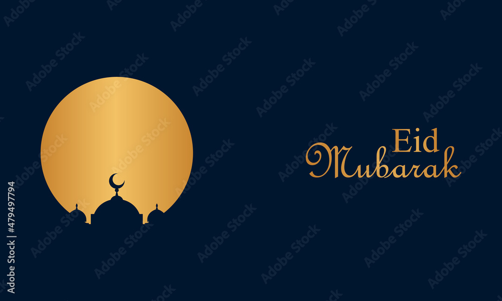 Eid mubarak background design, modern islamic banner, fasting, web, poster, flyer, advertising illustration design
