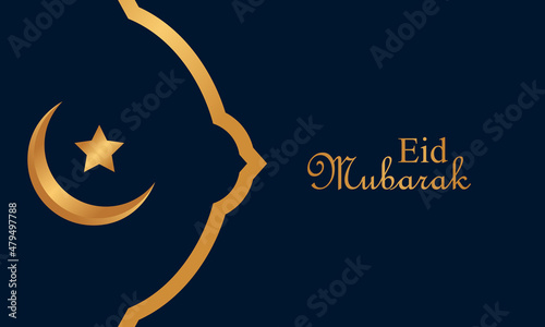 Eid mubarak background design, modern islamic banner, fasting, web, poster, flyer, advertising illustration design