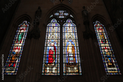 sainte-clotilde basilica in paris in france