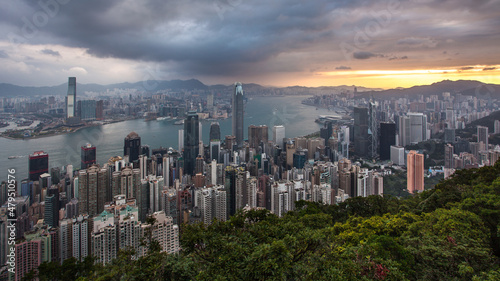 Photography Hong Kong downtown - Victoria, China