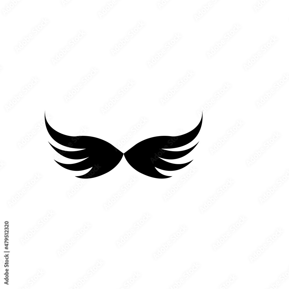 Wing illustration logo vector design Wing illustration logo vector design